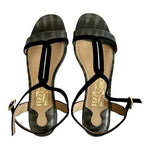 Salvatore Ferragamo Lizard Print Sandals Women’s Size 6M Italian Luxury Shoes