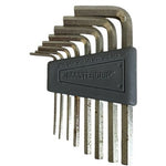 Mastergrip SAE Hex Key Set 8pc Allen Wrench 1/16-1/4 Holder Vintage