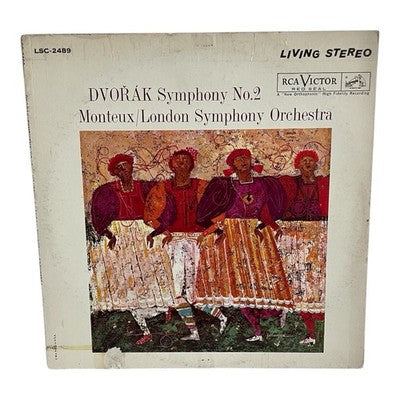 Dvořák Symphony No. 2 Monteux London Symphony RCA LSC-2489 1961 LP VG+