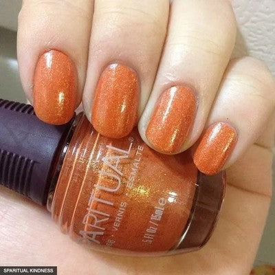 SpaRitual Kindness Nail Polish Vegan Nail Lacquer 0.5oz Orange New