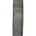 Christmas House Silver Glitter Ribbon 5/8 In x 12 Ft Crafts Gift Bows NIP