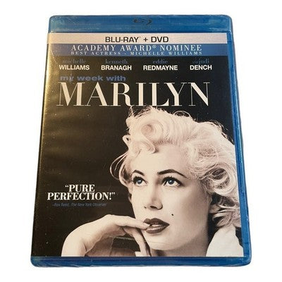 My Week With Marilyn Blu-ray Brand New Sealed Michelle Williams Biographical