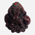 Vintage Asian Feng Shui Money Frog Toad Statue Figurine Wealth Luck 3.5"