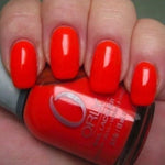 ORLY Nail Lacquer Nail Polish Orange Punch 0.6 fl. oz Full Size Rare New
