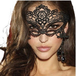 Black Lace Babydoll Cosplay Party Mask Sexy Female Costume Accessory New