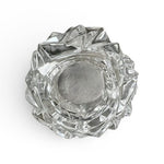 Tiffany & Co Rock Cut Crystal Votive Tea Light Candle Holder 3.25x3 Excellent