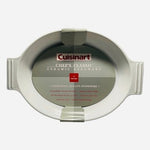 CUISINART Chefs Classic White Oval Ceramic Casserole Dish 14" Stoneware Bakeware