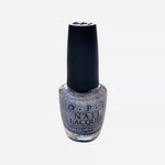OPI Nail Lacquer Nail Polish SHINE FOR ME Silver Grey 0.5oz New