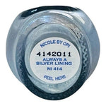 Nicole by OPI Nail Polish Color ALWAYS A SILVER LINING 0.5oz New