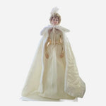 Ashton-Drake Winter Romance Porcelain Bride Doll Blonde Blue Eyes Stand VG
