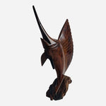 Hand Carved Desert Ironwood Marlin Swordfish 8" Figurine Wood Sculpture NWOT