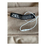 Zara Tan Viscose Long Sleeve Women’s T-Shirt Size M NWOT