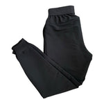 Russell Men’s Dri Power 360 High Rib Joggers Black Gym Pants Sz S 28-30 NWOT
