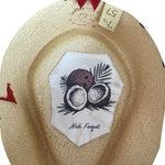 Nick Fouquet C Mag Straw Hat Men's 7 1/8 Coconut Palm Frond Panama Retail $775