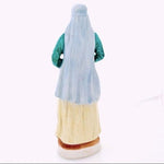 Antique 1920s Japanese Porcelain Woman Figurine Traditional Dress 10" Japan VG