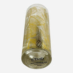 Vintage TMD Holdings Gold Tone Leaf Pattern Highball Glasses Set of 4 Shots EXC