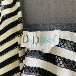 D&D Lifestyle Women's Floral Blossom Mesh Zip Up Activewear Jacket Size M VG