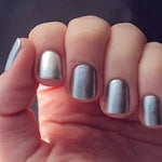 SEPHORA FORMULA X Nail Polish NEED FOR SPEED Silver Nail Lacquer New
