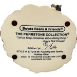 Vintage 2001 Boyds Bears Purrstone Mr. Fuzzywig & Sparky Holiday Glow NIB