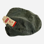 Levi's Flat Cap Mens Gray Denim Ivy Newsboy Driver Hat Duckbill Adjustable NWT