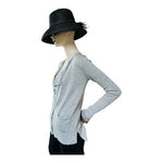 ARMANI Exchange Women’s Grey Wool Button Front Cardigan Shirt Top Size XS/TP Fit