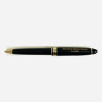 Vintage Sheraton Harbor Island Hotel San Diego Logo Ballpoint Pen Black Gold NIB