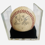 LMB Alejandro Hitt 2005 MultiPlayer Autographed J. Estrada Baseball Display Case
