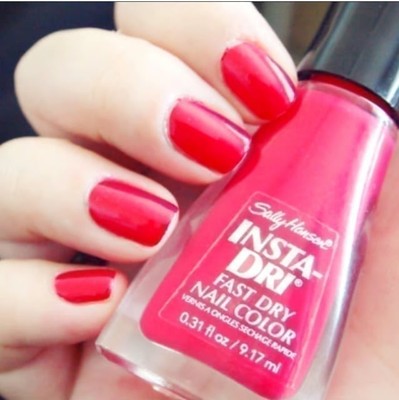 SALLY HANSEN Nail Polish Racey Rouge 270 Nail Lacquer Pink 0.31 fl oz New
