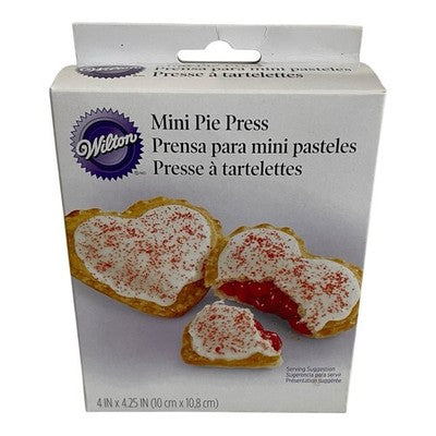 Wilton Mini Pie Press Heart Shaped Pocket Pie Maker Baking Tool NIB