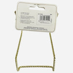 TRIPAR Gold Twisted Wire Display Easel Stand Plate Photo Holder Medium Set of 2
