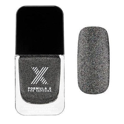 SEPHORA FORMULA X Nail Polish Nail Top Color SUPER CHARGED Grey 0.5 fl.oz New