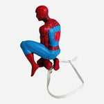 2012 Marvel Spider-Man Christmas Tree Ornament Red Blue Figure 1.5x3" VG