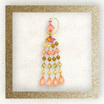 Christmas Ornament Beads Tassel Ornament Earring Teardrop Ornament Xmas Ornament