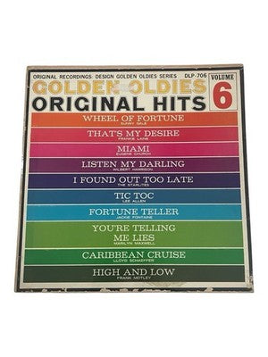 Golden Oldies Original Hits Vol 6 Vinyl LP Design Records Doo Wop VG G+ Vintage