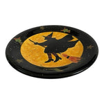 Susan Winget Certified International Halloween Witch Moon Ceramic Plate 8.25"