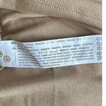 Zara Tan Viscose Long Sleeve Women’s T-Shirt Size M NWOT