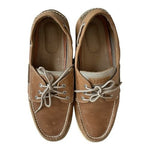 Sperry Top-Sider Men's Billfish 3-Eye Leather Boat Shoes 13W Brown Tan Good+