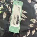 Collective Concepts Katelynn Dress Stitch Fix Navy Leaf Print Sleeveless S M NWT