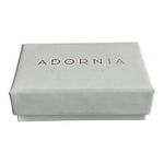 Adorina Pearl Framed 14K Gold Plated Stud Earrings Elegant NIB