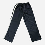 Century Krav Maga Black Nylon Track Pants Relaxed Streetwear Y2K Men S-M NWOT