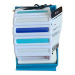 FREESTYLE The Bliss White Blue Watch Colorblock Water Resistant Elastic Band New