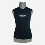 Men's Black Quantum Stretch Neoprene Wetsuit Vest XXL Sleeveless Good Plus