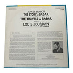 Story of Babar Travels of Babar Vinyl LP Louis Jourdan Caedmon Kids M VG+