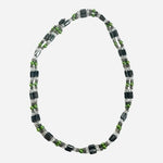 Magnetic Hematite Wrap Necklace Bracelet Green Crystal Beads New In Box