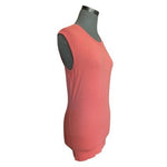 ESCADA Sport Womens Coral Pink Sleeveless Ribbed Knit Tank Top Sweater Size L VG