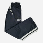 Century Krav Maga Black Nylon Track Pants Relaxed Streetwear Y2K Men S-M NWOT