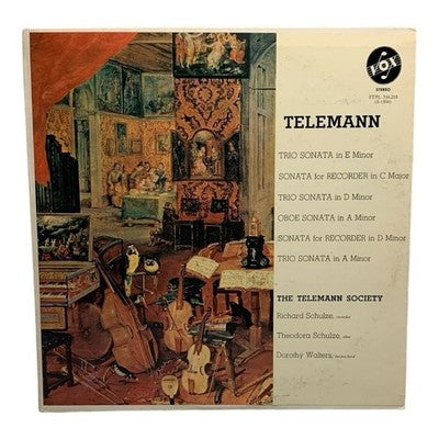 LP Georg Philipp Telemann  - Virtuoso Music For Recorder, Oboe And Harpsichord
