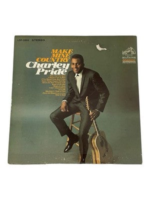 Charley Pride Make Mine Country LP Vinyl RCA Victor LSP-3952 1968 Stereo Classic
