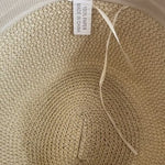 Sundaise Gold Beige Fedora Hat Oatmeal Sun Beach Travel UPF 50+ Adjustable VG
