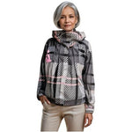 DC Gray Pink Snowboarding Ski Jacket Womens Winter Hooded Puffer 5K Waterproof L